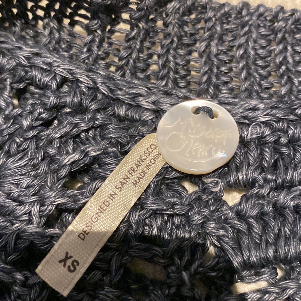 Blue Linen Sweater - Picture 10 of 13